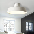 Flush Mount Ceiling Light Round Iron Acrylic Fixture for Bedroom