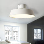 Flush Mount Ceiling Light Round Iron Acrylic Fixture for Bedroom
