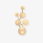 Lotus Petal Wall Lamp — Ceramic Floral Wall Sconce for Bedroom & Hallway