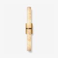 Aluna Alabaster Bar Wall Light — Linear Stone Wall Sconce for Bedroom & Hallway