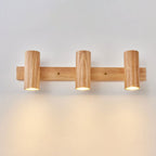 Modern Wood Track Wall Sconce for Bedroom and Hallway