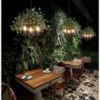 Emory Pendant Light — Industrial Cage Hanging Lamp for Kitchen Island & Dining Room