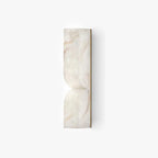 Alabaster Essence Wall Sconce — Carved Stone Wall Light for Bedroom & Hallway