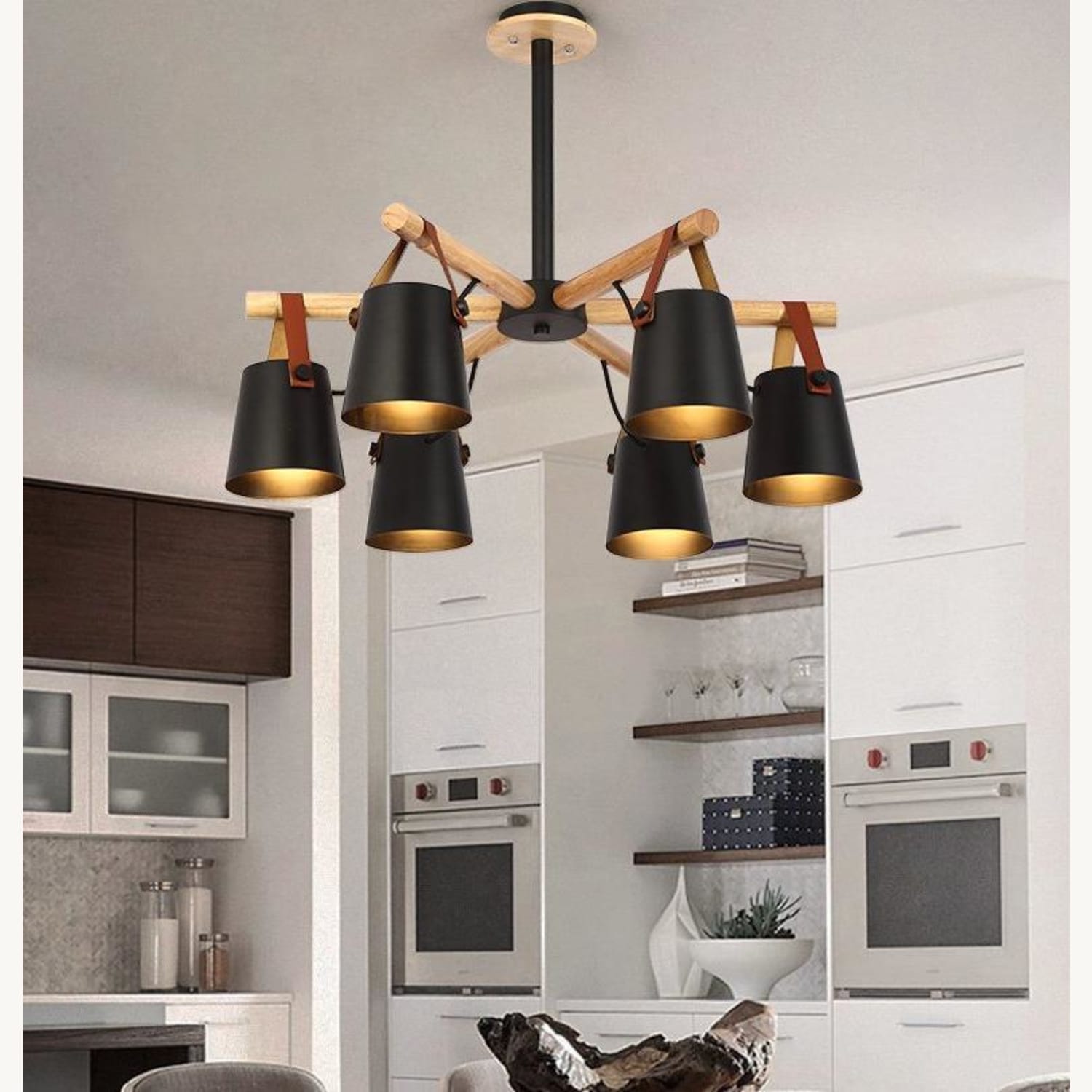 Modern Nordic Pendant Chandelier — Multi-Arm Dining Room Chandelier