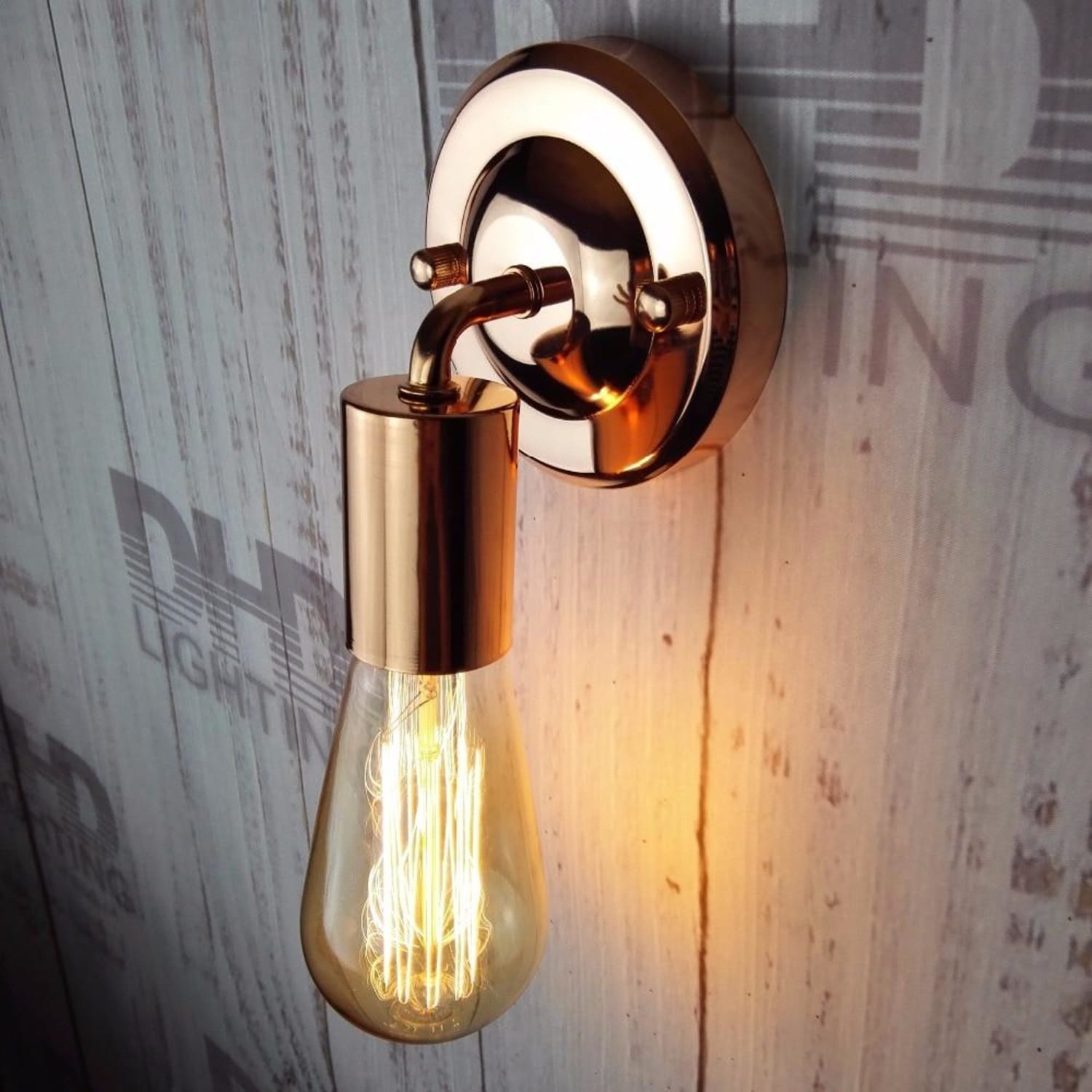 Joplin Industrial Wall Lamp — Retro Cage Wall Sconce for Bathroom & Bedroom