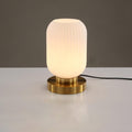 Striped Glass Table Lamp for Bedroom