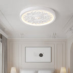 Carved LED Flush Mount Ceiling Light for Bedroom