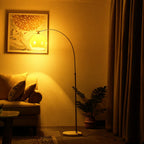 Modern Globe Arc Floor Lamp for Living Room
