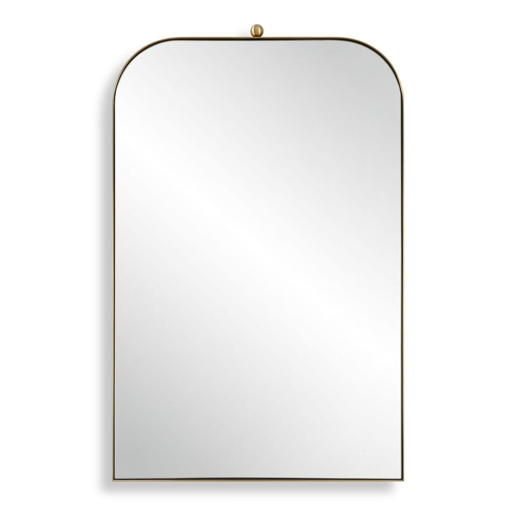 Gold Arch Vanity Mirror — Arched Bathroom Vanity Wall Mirror