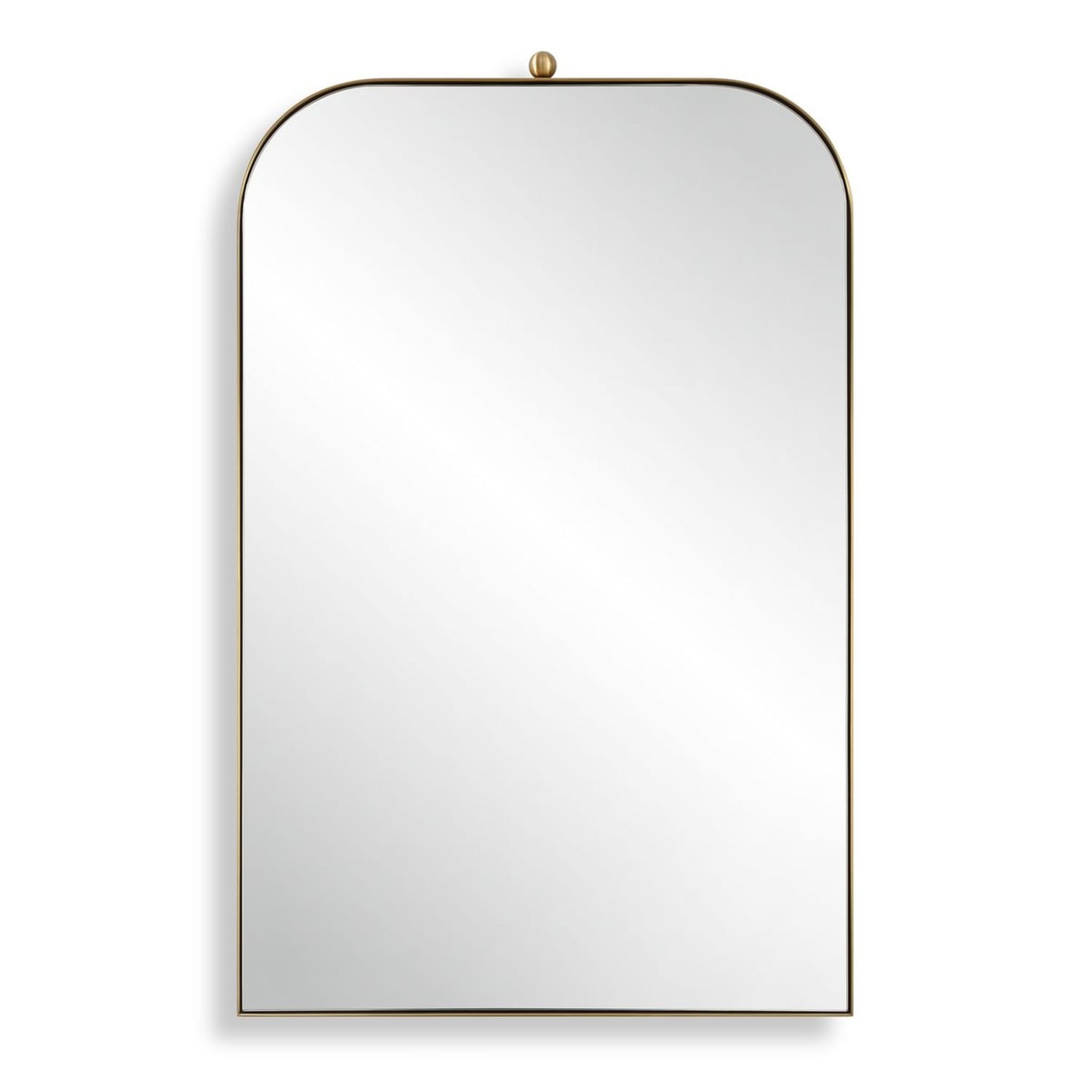 Gold Arch Vanity Mirror — Arched Bathroom Vanity Wall Mirror