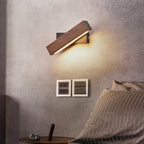 Vera Modern LED Wall Lamp — Wood Arm Wall Sconce for Bedroom & Reading Corner