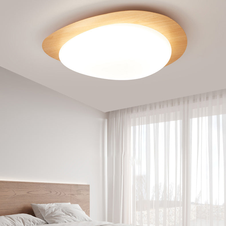 Scandinavian Pebble LED Flush Mount Ceiling Light for Bedroom