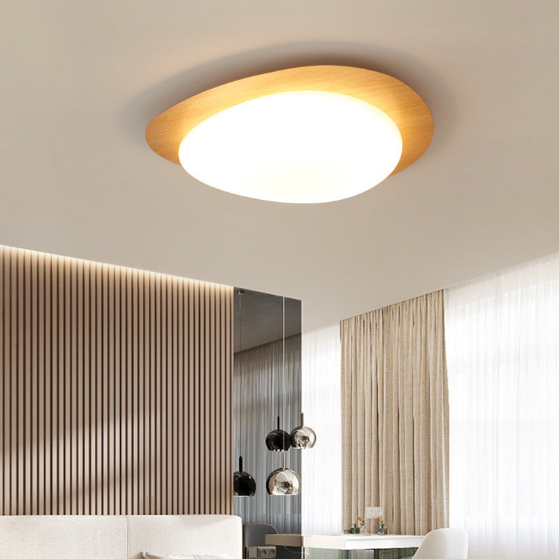 Scandinavian Pebble LED Flush Mount Ceiling Light for Bedroom