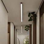 Wood Grain LED Flush Mount Ceiling Light for Living Room