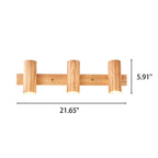 Modern Wood Track Wall Sconce for Bedroom and Hallway