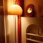 Retro Glass Floor Lamp for Living Room