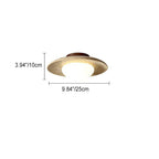 Travertine Flush Mount Ceiling Light for Hallway