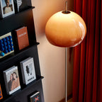Retro Glass Floor Lamp for Living Room