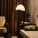 Bamboo Style Floor Lamp for Living Room