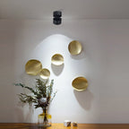 Adjustable Cylinder Flush Mount Ceiling Light for Living Room
