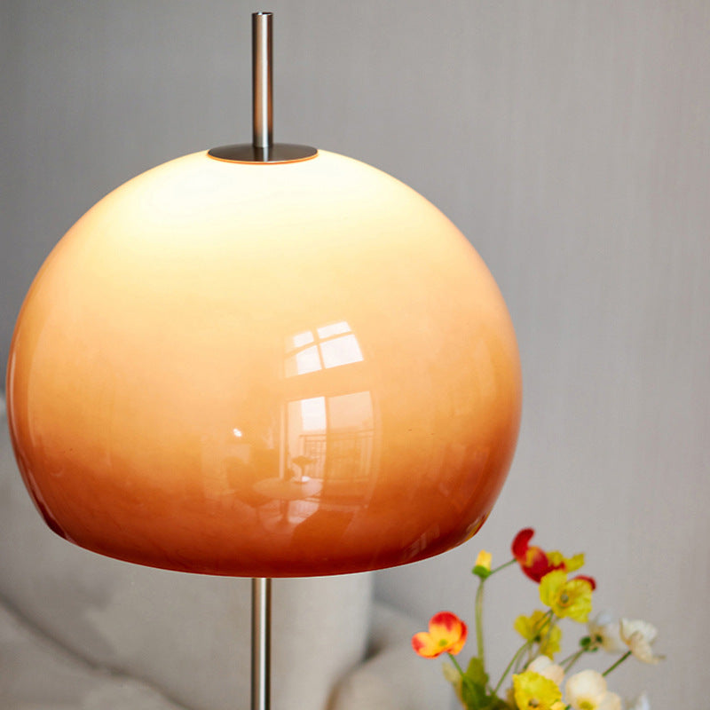 Retro Glass Floor Lamp for Living Room