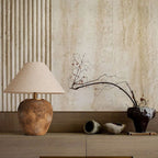 Ceramic Fabric Table Lamp for Bedroom