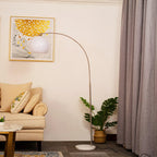 Modern Globe Arc Floor Lamp for Living Room