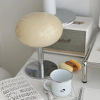 Cream Glass Table Lamp for Bedroom