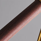 Wood Grain LED Table Lamp for Bedroom