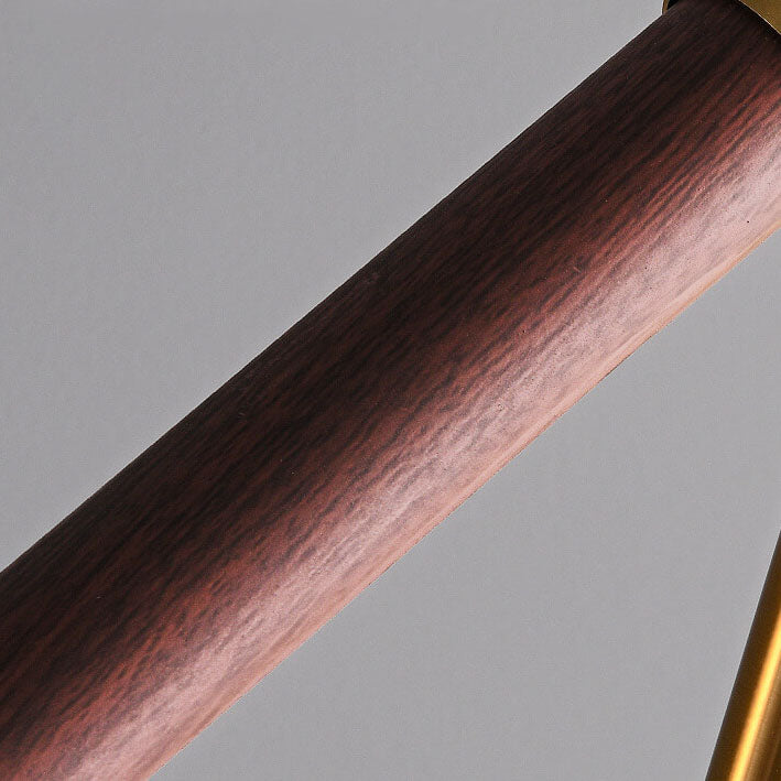Wood Grain LED Table Lamp for Bedroom