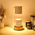 Japanese Wood Dimmable Table Lamp for Bedroom