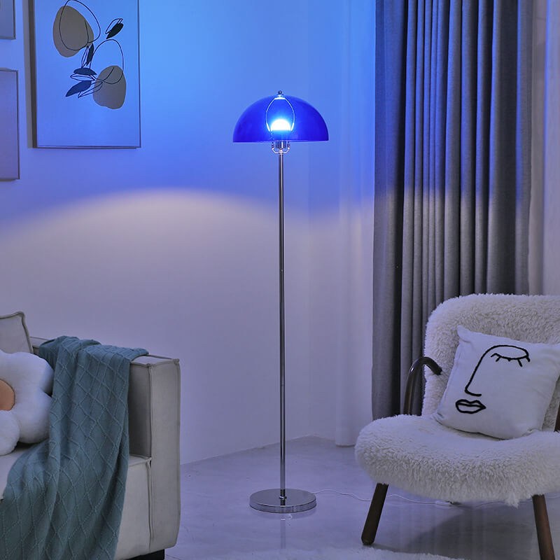 Clear Dome LED Floor Lamp
