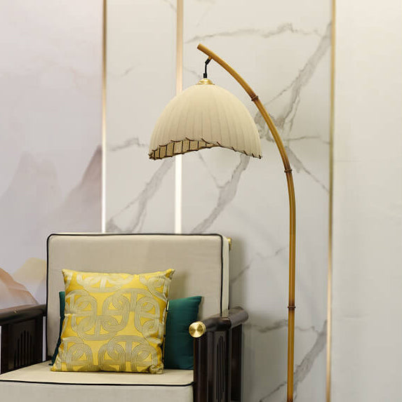 Bamboo Style Floor Lamp for Living Room