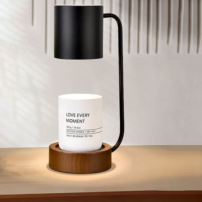 Japanese Wood Dimmable Table Lamp for Bedroom