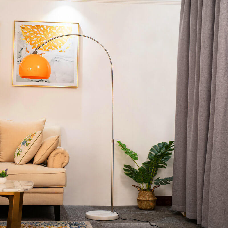 Modern Globe Arc Floor Lamp for Living Room