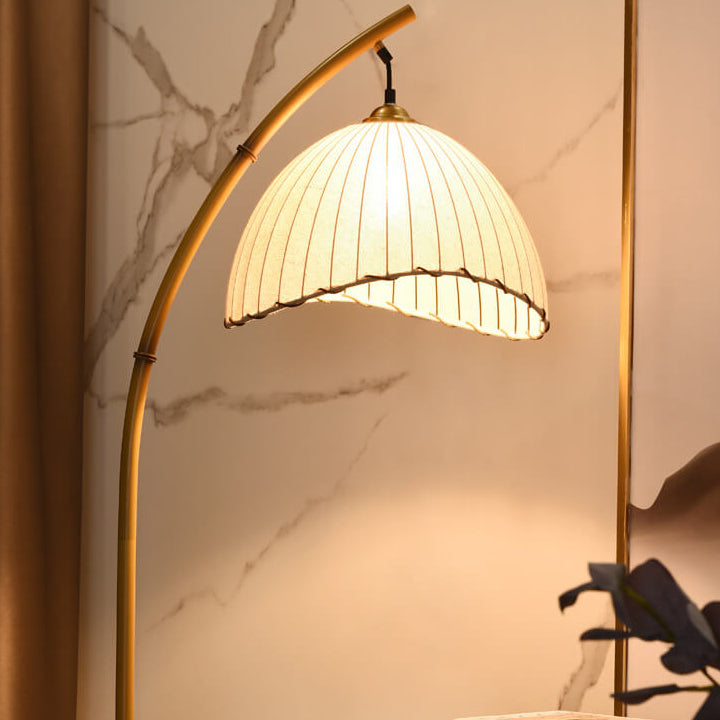 Bamboo Style Floor Lamp for Living Room