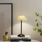 Pleated Bedside Table Lamp for Bedroom
