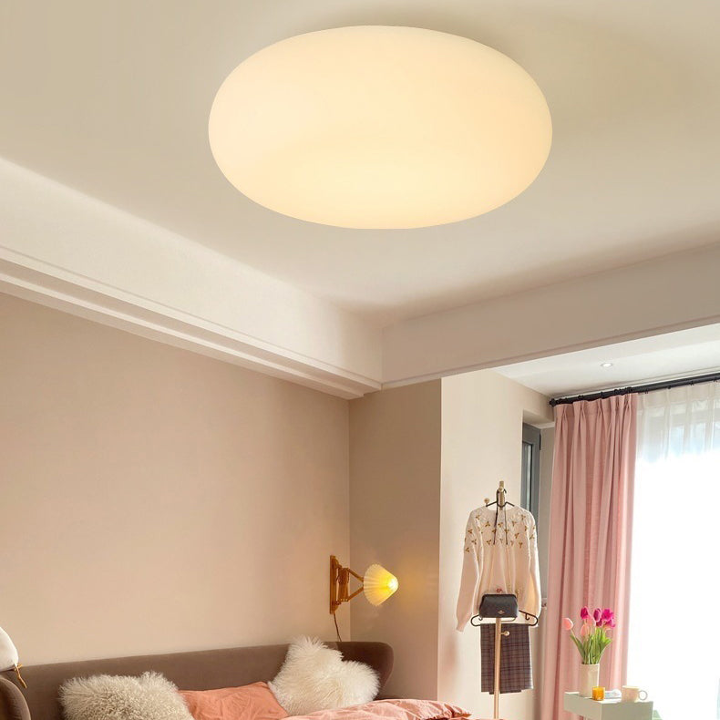 Oval LED Flush Mount Ceiling Light for Bedroom