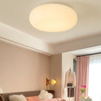 Oval LED Flush Mount Ceiling Light for Bedroom