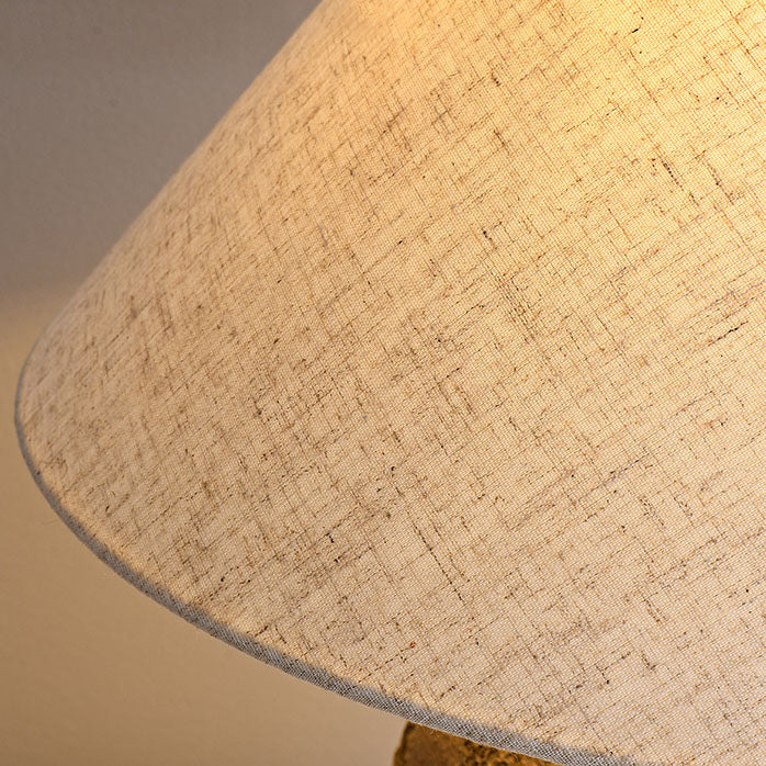 Ceramic Fabric Table Lamp for Bedroom