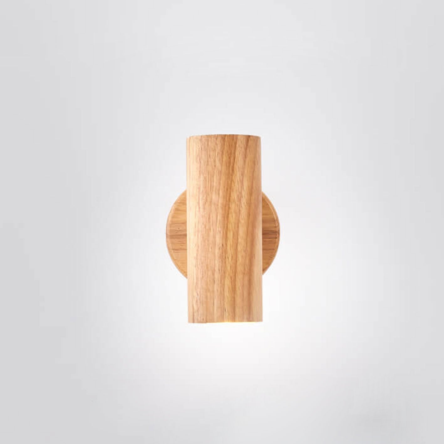 Modern Wood Track Wall Sconce for Bedroom and Hallway