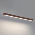 Wood Grain LED Flush Mount Ceiling Light for Living Room