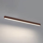 Wood Grain LED Flush Mount Ceiling Light for Living Room