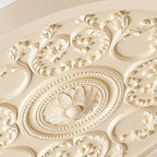 Carved LED Flush Mount Ceiling Light for Bedroom