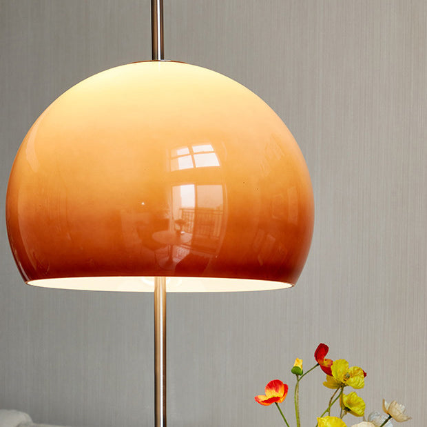 Retro Glass Floor Lamp for Living Room