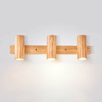 Modern Wood Track Wall Sconce for Bedroom and Hallway