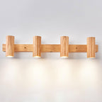 Modern Wood Track Wall Sconce for Bedroom and Hallway