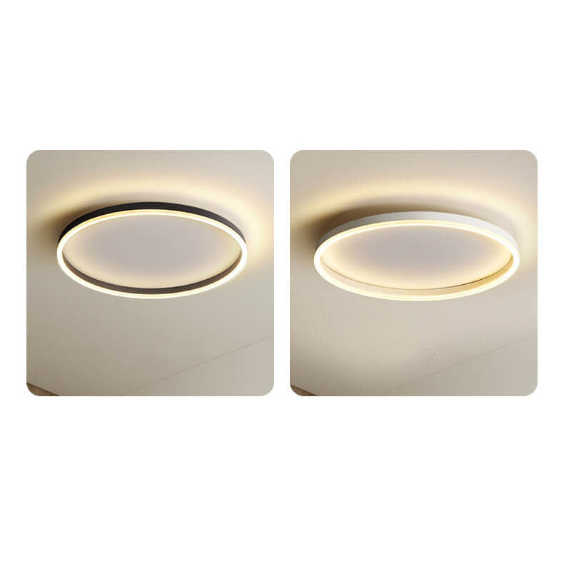 Circle Ring LED Flush Mount Ceiling Light for Living Room
