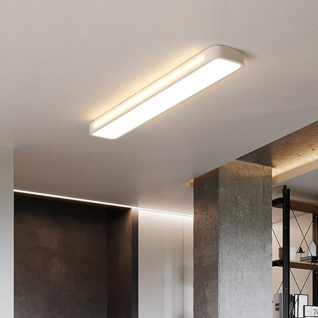 Linear LED Flush Mount Ceiling Light for Kitchen and Hallway