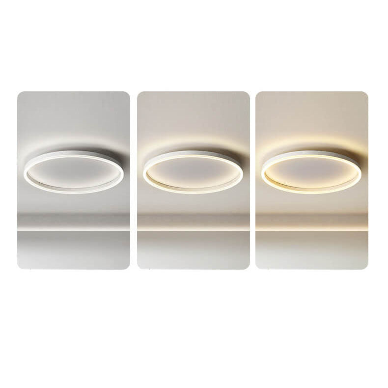Circle Ring LED Flush Mount Ceiling Light for Living Room